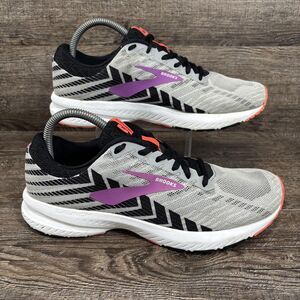 Brooks Launch 6 Shoes Women's 9.5 D Gray Running Athletic 1202851D027